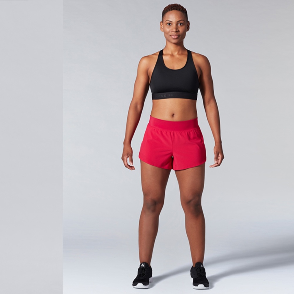 Second Skin Woven Perforated Lightweight Running Shorts